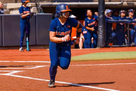 URBANA, IL - September 21, 2025 - Infielder Keirys Click (#8) during the game between the Parkland College Cobras and the Illinois Fighting Illini at Eichelberger Field in Champaign, IL. Photo By Dwayne Banks Jr./ Fighting Illini