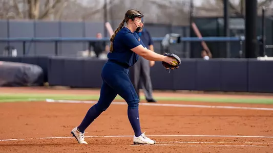 Karley Yergler pitching
