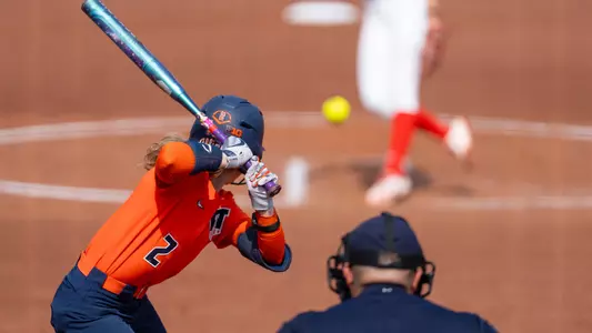Ava Moore at bat