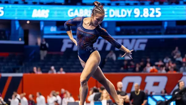 CHAMPAIGN, IL - March 20, 2026 - Chloe Cho during the Big Tens Championship at State Farm Center in Champaign, IL. Photo By Lucas Sun