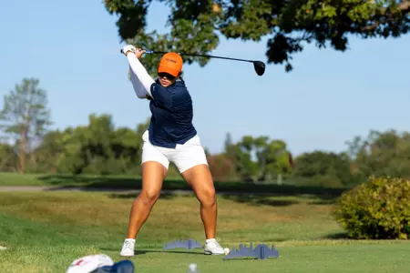 MEDINAH, IL - October 06, 2025 - Sofia Vargas during the Illini Women's Invitational at the Medinah Country Club in Medinah, IL. Photo By Ashley Ray/Fighting Illini