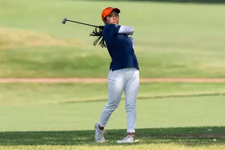 MEDINAH, IL - October 06, 2025 - Brielle Mapanao during the Illini Women's Invitational at the Medinah Country Club in Medinah, IL. Photo By Ashley Ray/Fighting Illini