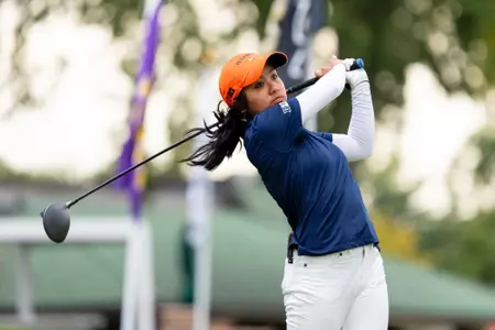 MEDINAH, IL - October 06, 2025 - Brielle Mapanao during the Illini Women's Invitational at the Medinah Country Club in Medinah, IL. Photo By Ashley Ray/Fighting Illini