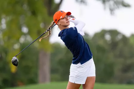 MEDINAH, IL - October 06, 2025 - Kylie Eaton during the Illini Women's Invitational at the Medinah Country Club in Medinah, IL. Photo By Ashley Ray/Fighting Illini
