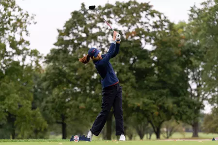 MEDINAH, IL - October 07, 2025 - Victoria Zheng during the Illini Women's Invitational at the Medinah Country Club in Medinah, IL. Photo By Ashley Ray/Fighting Illini