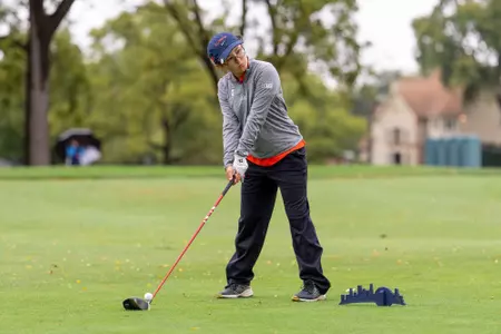 MEDINAH, IL - October 07, 2025 - Tavia Burgess during the Illini Women's Invitational at the Medinah Country Club in Medinah, IL. Photo By Ashley Ray/Fighting Illini