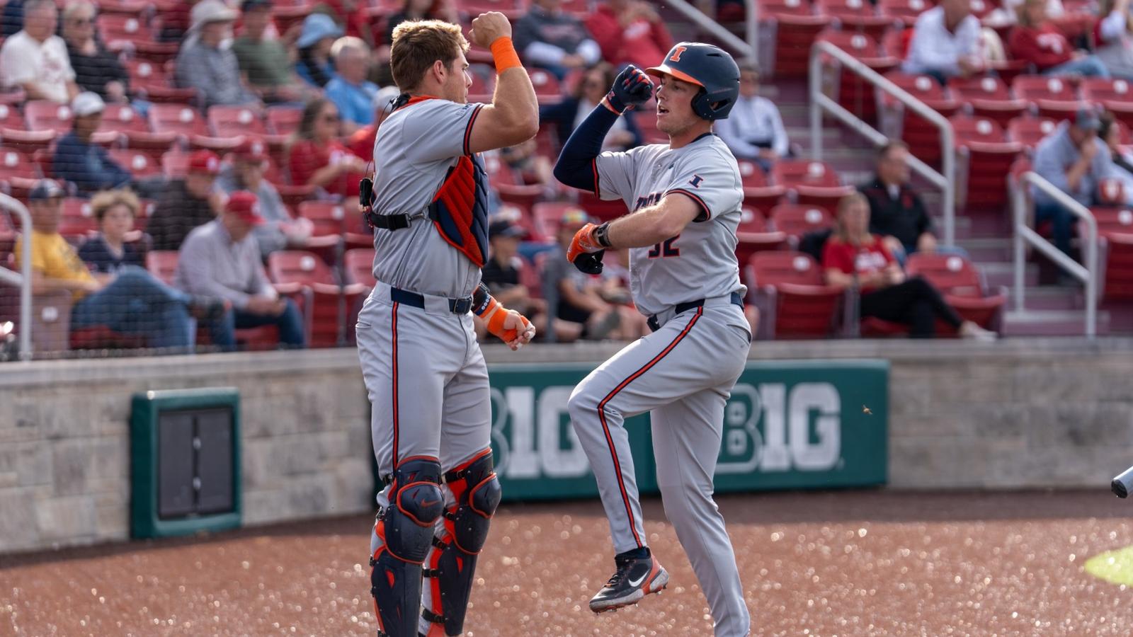 ILLINI BASE - Game 2 at Indiana - Will Johannes/Kyle Schupmann