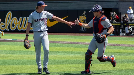 ILLINI BASE - Game 3 at Iowa - Aidan Flinn/Will Johannes