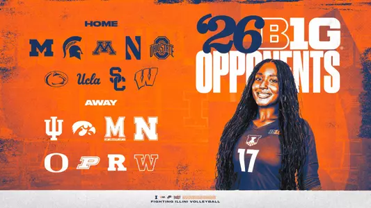 ILLINI VB - 2026 Big Ten Opponent Rotation
