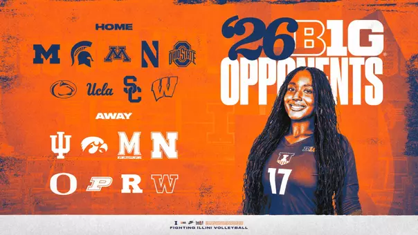 ILLINI VB - 2026 Big Ten Opponent Rotation