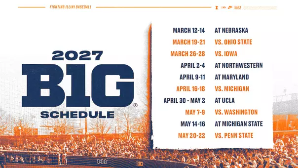 ILLINI BASE - 2027 Big Ten Baseball Schedule