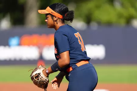 CHAMPAIGN, IL - October 12, 2025 - Infielder Micaela Booth (#31) during the Alumni Game at Eichelberger Field in Champaign, IL. Photo By Ashley Ray/Fighting Illini