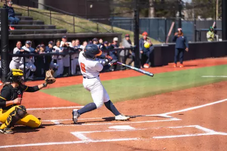 CHAMPAIGN, IL - March 18, 2026 - Infielder Keirys Click (#8) during the game between the Missouri Tigers and the Illinois Fighting Illini at Eichelberger Field in Champaign, IL. Photo By Knox Mynatt/Fighting Illini