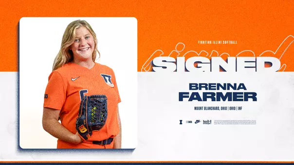 Brenna Farmer Signed Illinois Softball 2026