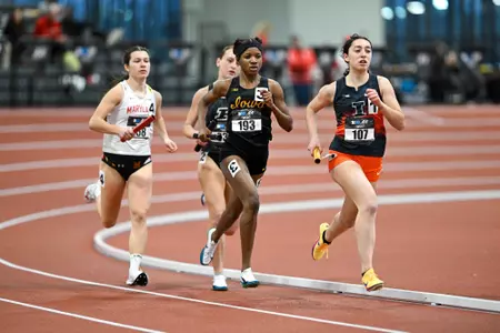 INDIANAPOLIS, IN - February 28, 2026 - Distance Runner Mireya Bugeja during the Big Ten Championship at Fall Creek Pavilion in Indianapolis, IN. Photo By Big Ten
