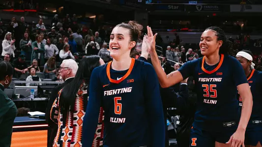 INDIANAPOLIS, IN - March 05, 2026 - Photos taken during the first Big Ten Tournament game between the Michigan State and the Illinois Fighting Illini in Indianapolis, IN. (Photo By Madison Dabrowski/Illinois Athletics)