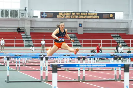 March 13, 2026 - Jumper / Heptathlete Lucie Kienast during the NCAA Indoor Championships. Photo By Nick Tomanelli/Fighting Illini
