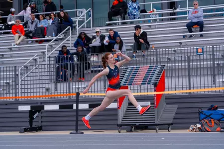 CHAMPAIGN, IL - May 02, 2026 - Jumper Siun Quinn during Gary Wieneke Memorial Meet at Demirjian Park in Champaign, IL. Photo By Ryan Shepardson/Fighting Illini