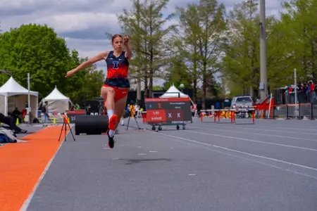 CHAMPAIGN, IL - May 02, 2026 - Jumper Emma Haeggblom during Gary Wieneke Memorial Meet at Demirjian Park in Champaign, IL. Photo By Ryan Shepardson/Fighting Illini