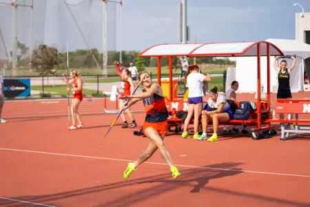 May 15, 2026 - Heptathlete Jane Roosimagi during Big Ten Outdoor Championships at Nebraska Outdoor Track in Lincoln, NE. Photo By Nick Tomanelli/Fighting Illini