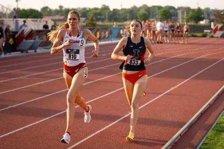 May 15, 2026 - Distance Runner Jane Lynch during Big Ten Outdoor Championships at Nebraska Outdoor Track in Lincoln, NE. Photo By Nick Tomanelli/Fighting Illini