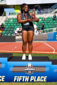 EUGENE, OR - June 11, 2026 - Thrower Jordan Koskondy during the NCAA Outdoor National Championship at Hayward Field in Eugene, OR. Photo By Ashley Ray/Fighting Illini