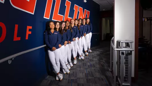Illinois Women's Golf 2025-26 Team Photo