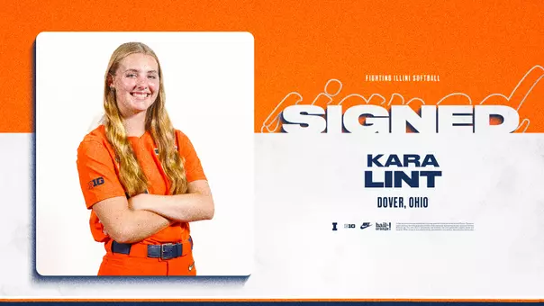 Kara Lint Signed Illinois Softball 2026-27