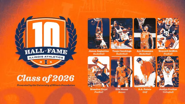 Illinois Athletics Hall of Fame Class of 2026