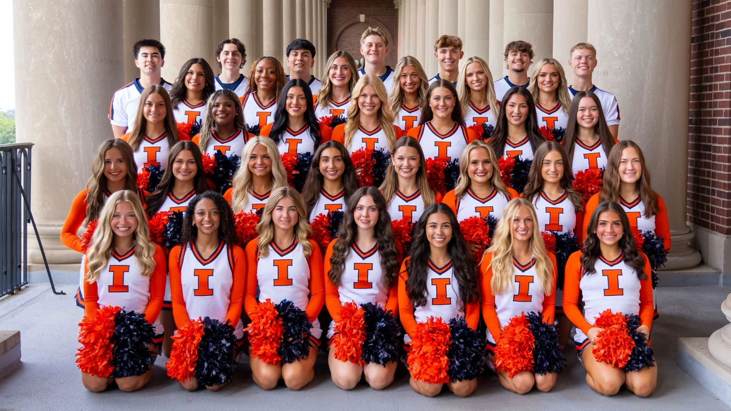 2026-27 Illinois Cheerleading Squad