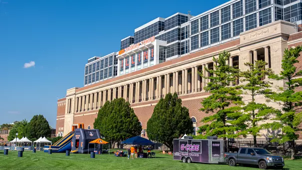 Gies Memorial Stadium Grange Grove tailgate 2026