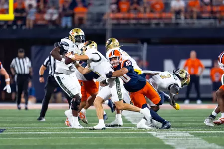 Ean Rhea first career sack