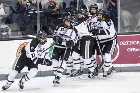 Kevin Rooney netted his first career goal at Schneider Arena