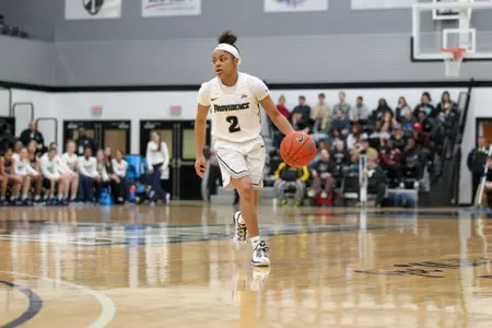 Women's basketball versus UPenn in second round of the WNIT, Match, 2019. (Photo/Stew Milne)