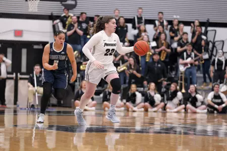 Third round of the WNIT, Georgetown versus Providence, Tuesday, March 26, 2019, in Providence. (Photo/Stew Milne)