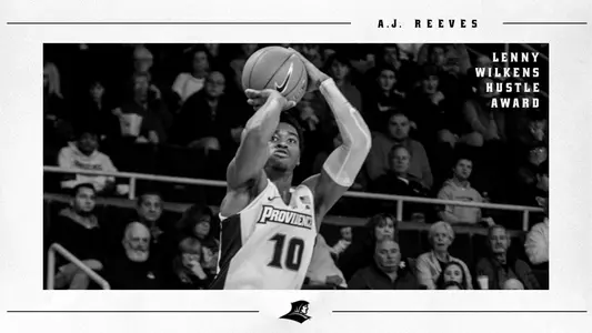 AJ Reeves 2020 Hustle Award