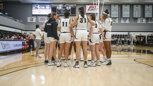 Women's Basketball Team Huddle