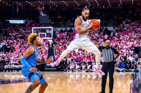 Bynum in Pinkout Game in 2022