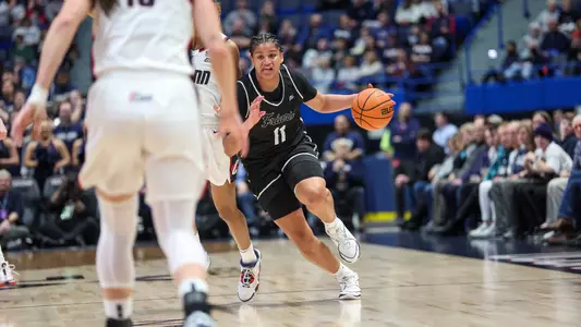 Nariah Scott - Jan. 10, 2024; Hartford, Connecticut, USA;  during a Big East matchup between Providence College and UConn at  . Photo by Brian Foley for Foley Photography.