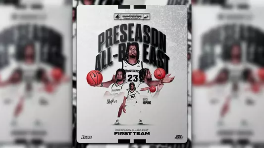 Bryce Hopkins Preseason All-BIG EAST First Team, four pictures of Bryce Hopkins