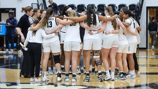Huddle Photo - Providence College women's basketball vs. Columbia