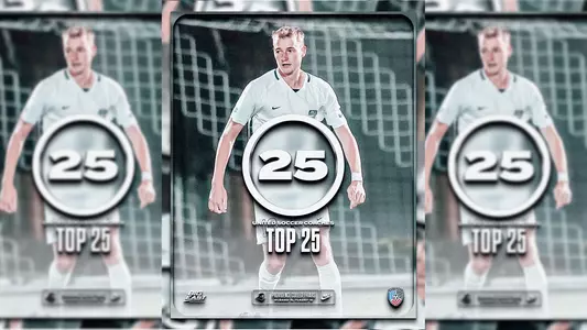 Men's soccer ranked graphic