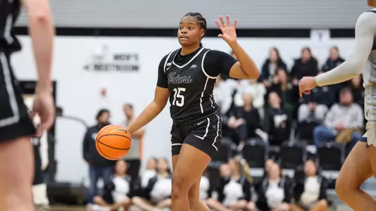 MacKayla Scarlett - women's basketball action photo vs. Penn State