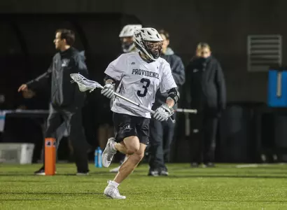 Mar. 05, 2024; Providence, Rhode Island, USA;  during a nonconference matchup between Merrimack and Providence College at Chapey Field . The Friars won the game 17-10 over the Warriors. Photo by Brian Foley for Clarus Multimedia.
