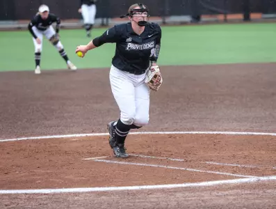 Tori Grifone Action Shot Softball pitching