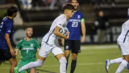 Bruno Rosa men's soccer Action
