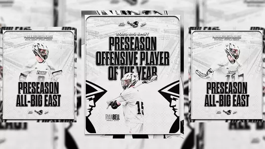 2025 BIG EAST Lacrosse Preseason Awards Ryan Bell Preseason Offensive Player of the Year, Ryan Bell and Richie Joseph Preseason All-BIG EAST