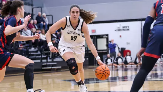 Marta Morales Romero - action photo vs. St. John's (women's basketball)