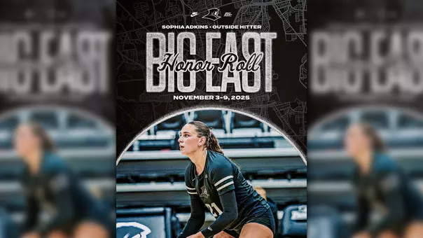 Sophia Adkins BIG EAST Weekly Honor Roll November 3-9