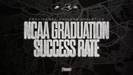 Graphic announcing Providence College's NCAA Graduation Success Rate